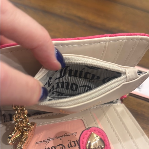 Juicy Couture Pink Wallet with Heart Charms - Picture 5 of 5